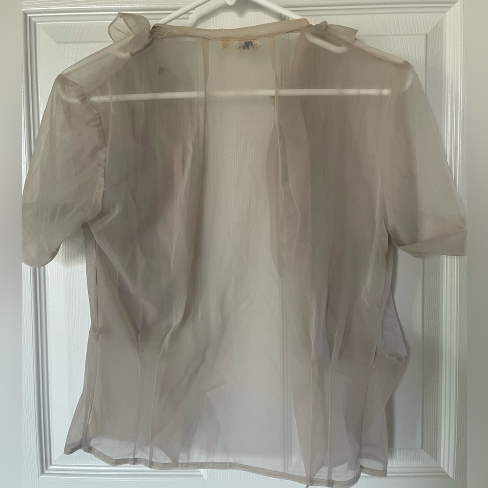 Vintage Ruffle Blouse - Picture 6 of 7
